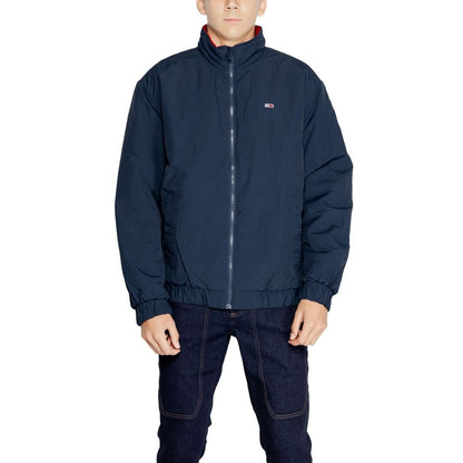 Chaqueta de poliamida azul