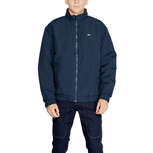 Chaqueta de poliamida azul