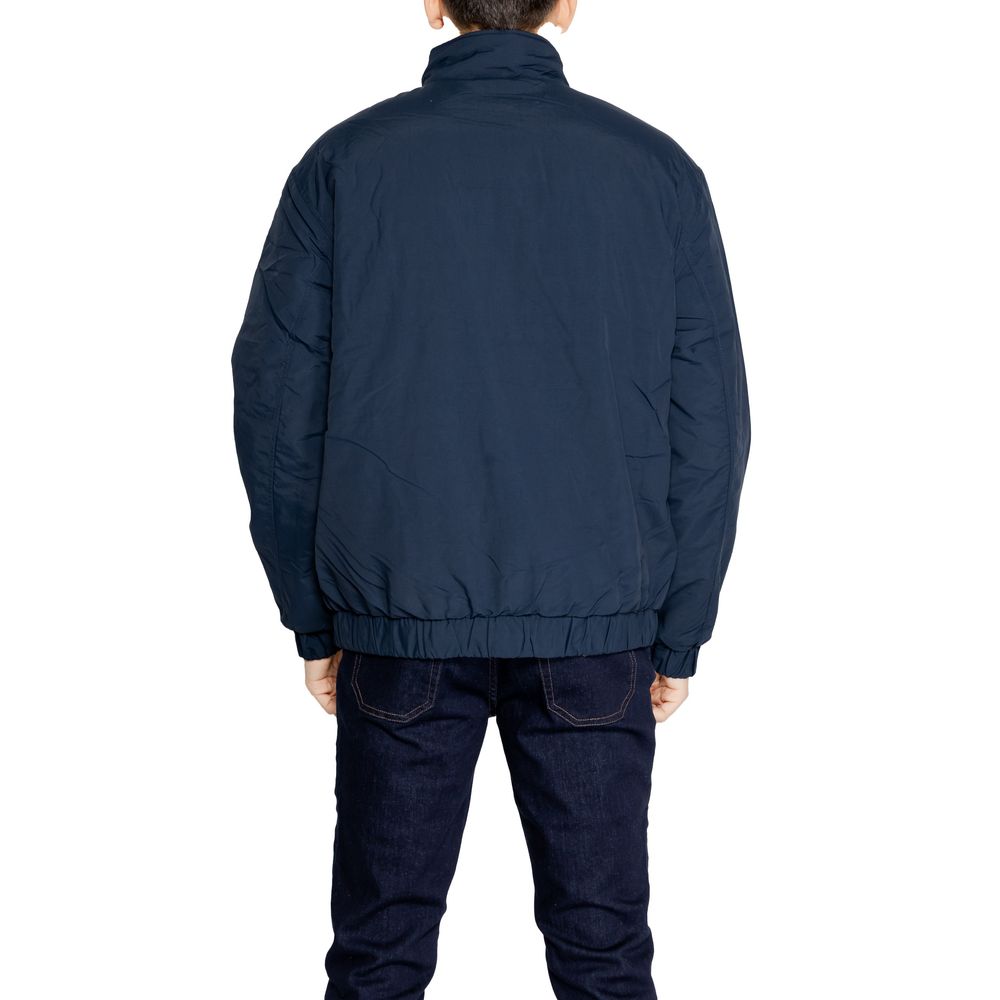 Chaqueta de poliamida azul