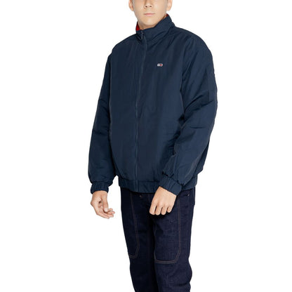 Chaqueta de poliamida azul
