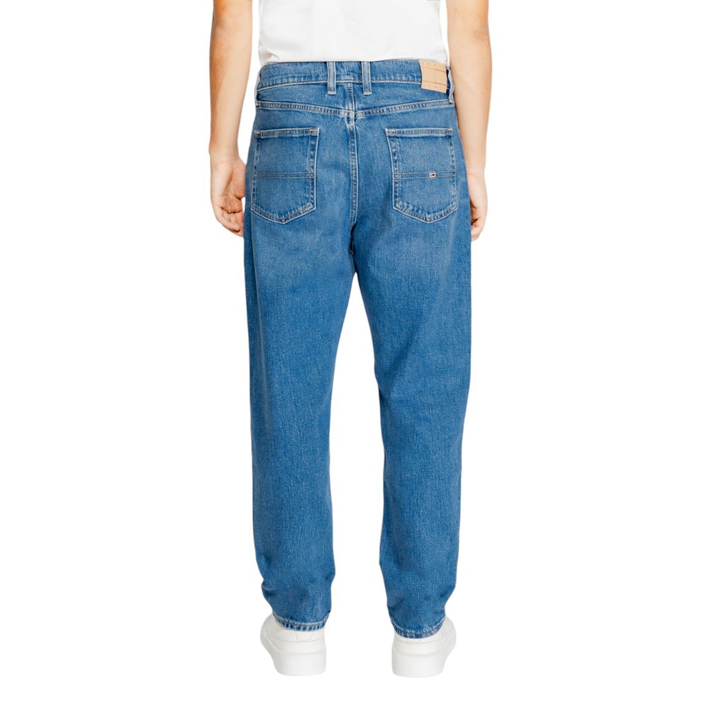 Vaqueros y pantalones de algodón azul
