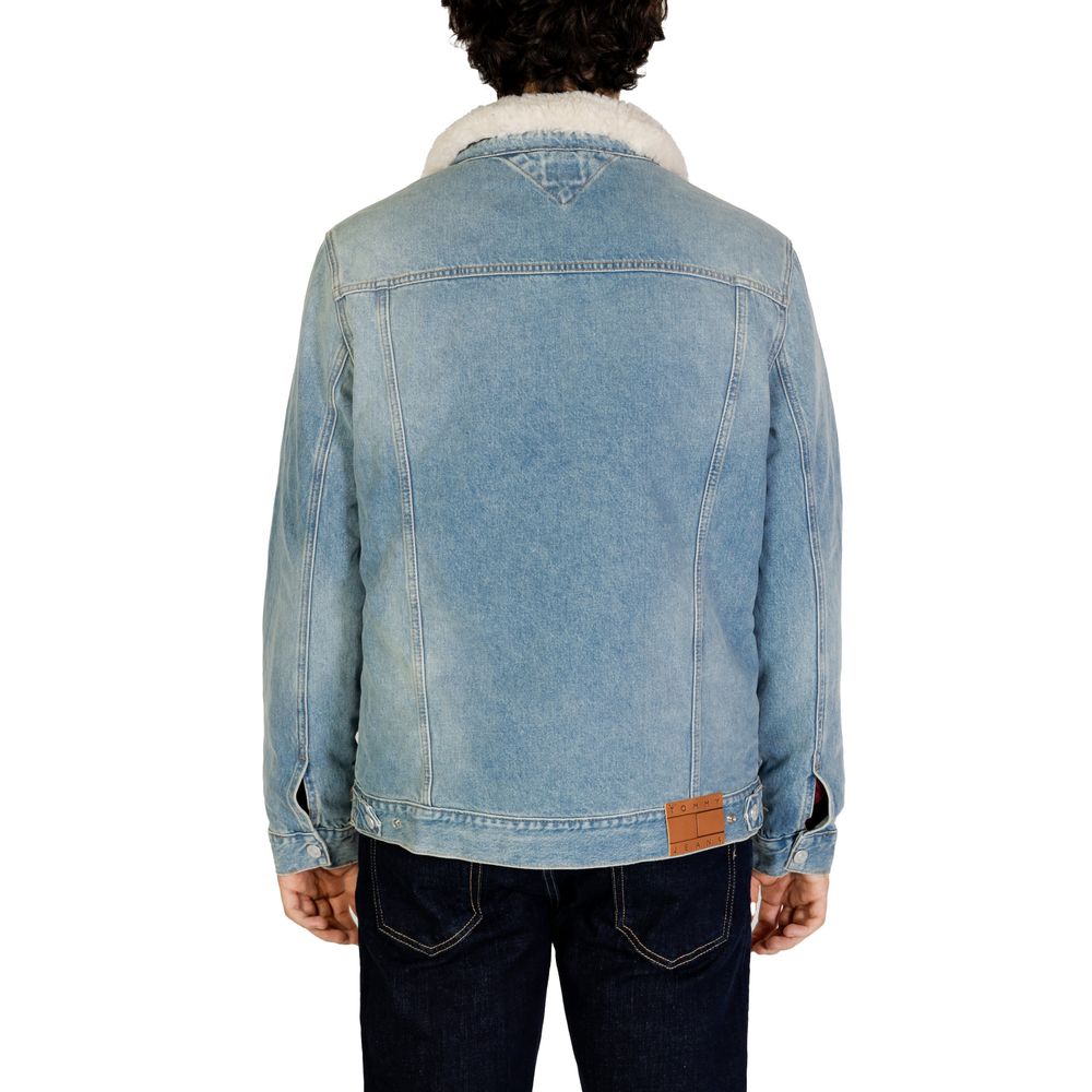 Chaqueta de algodón azul claro