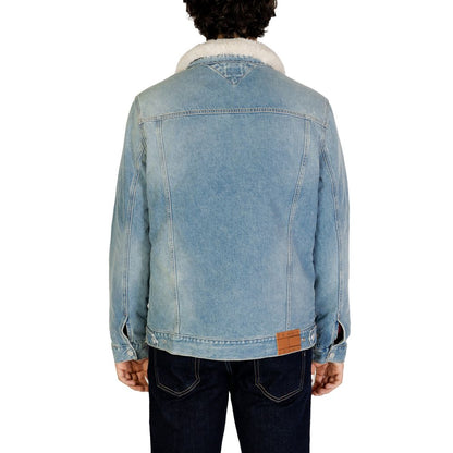 Chaqueta de algodón azul claro