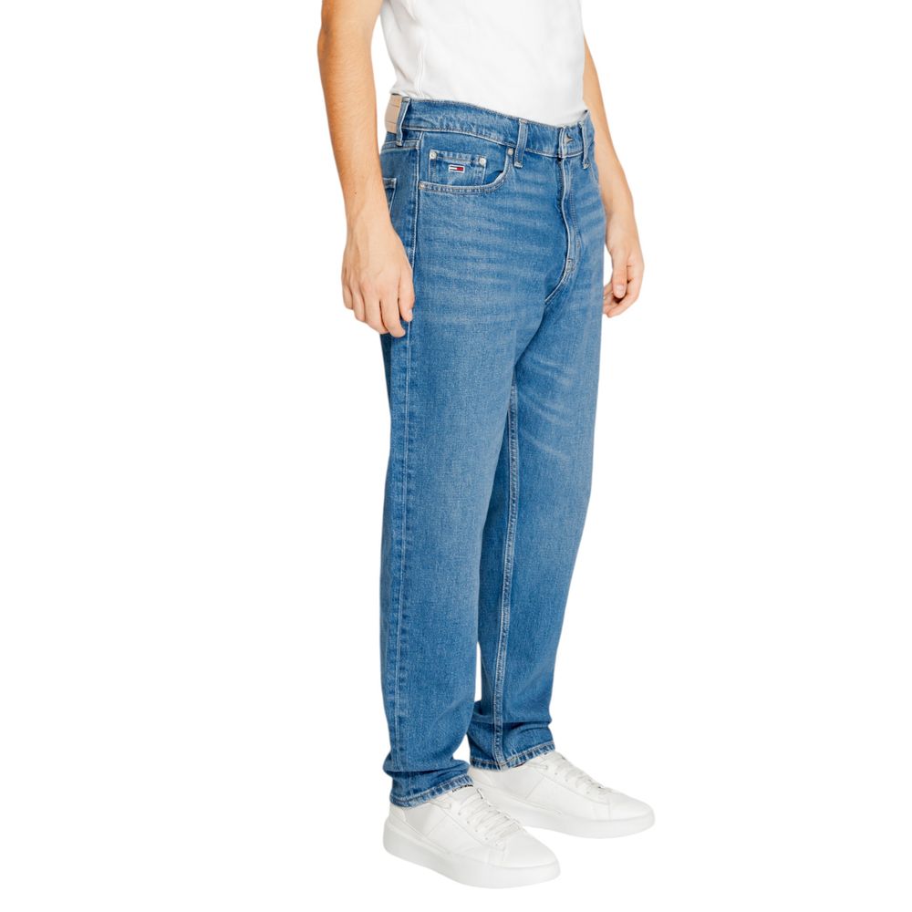 Vaqueros y pantalones de algodón azul