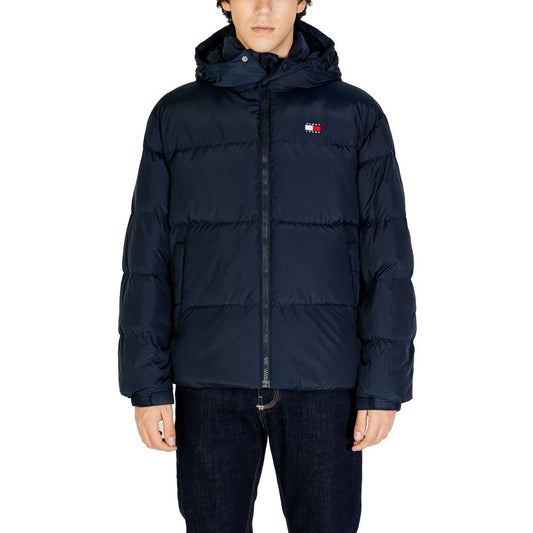 Chaqueta de poliéster azul