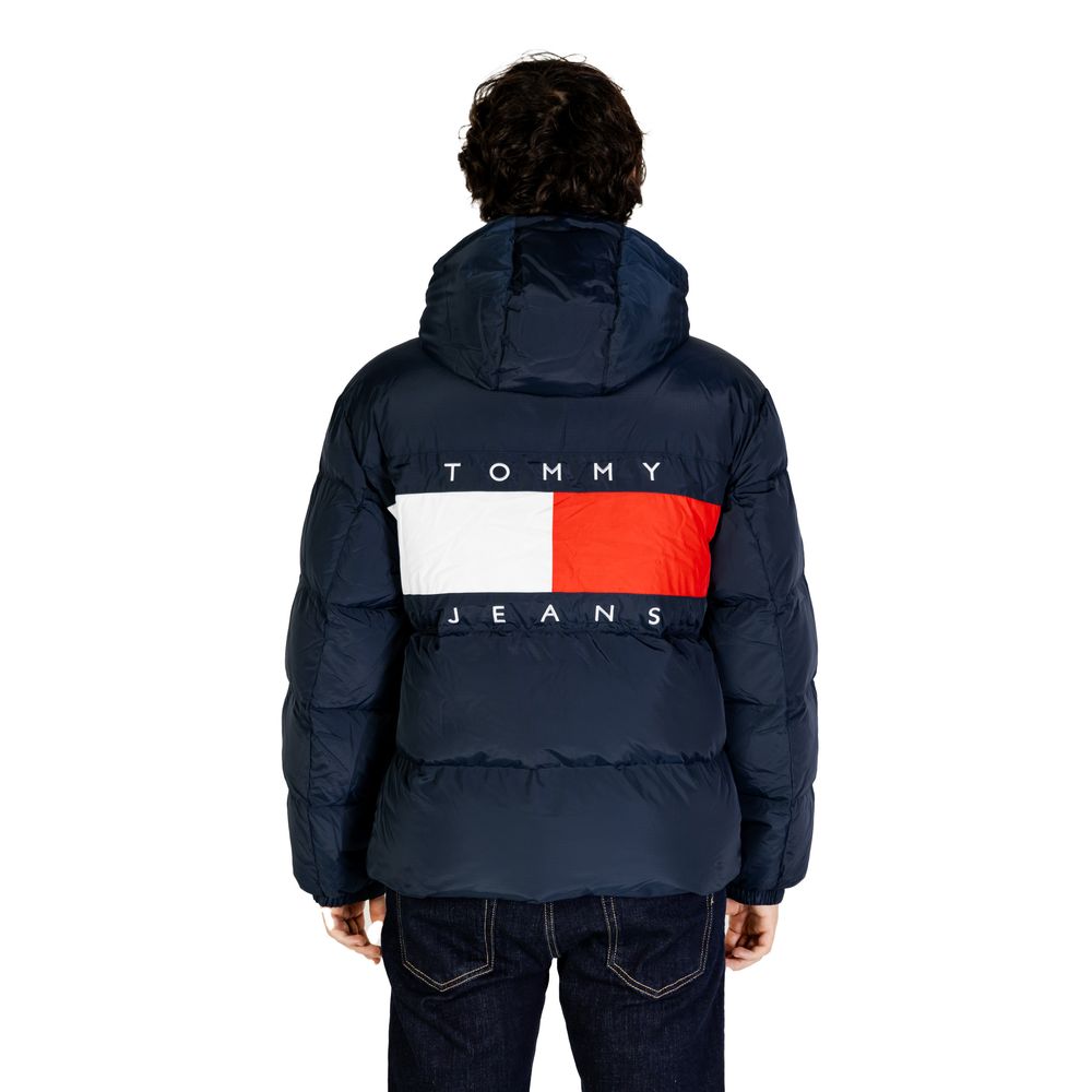 Chaqueta de poliéster azul