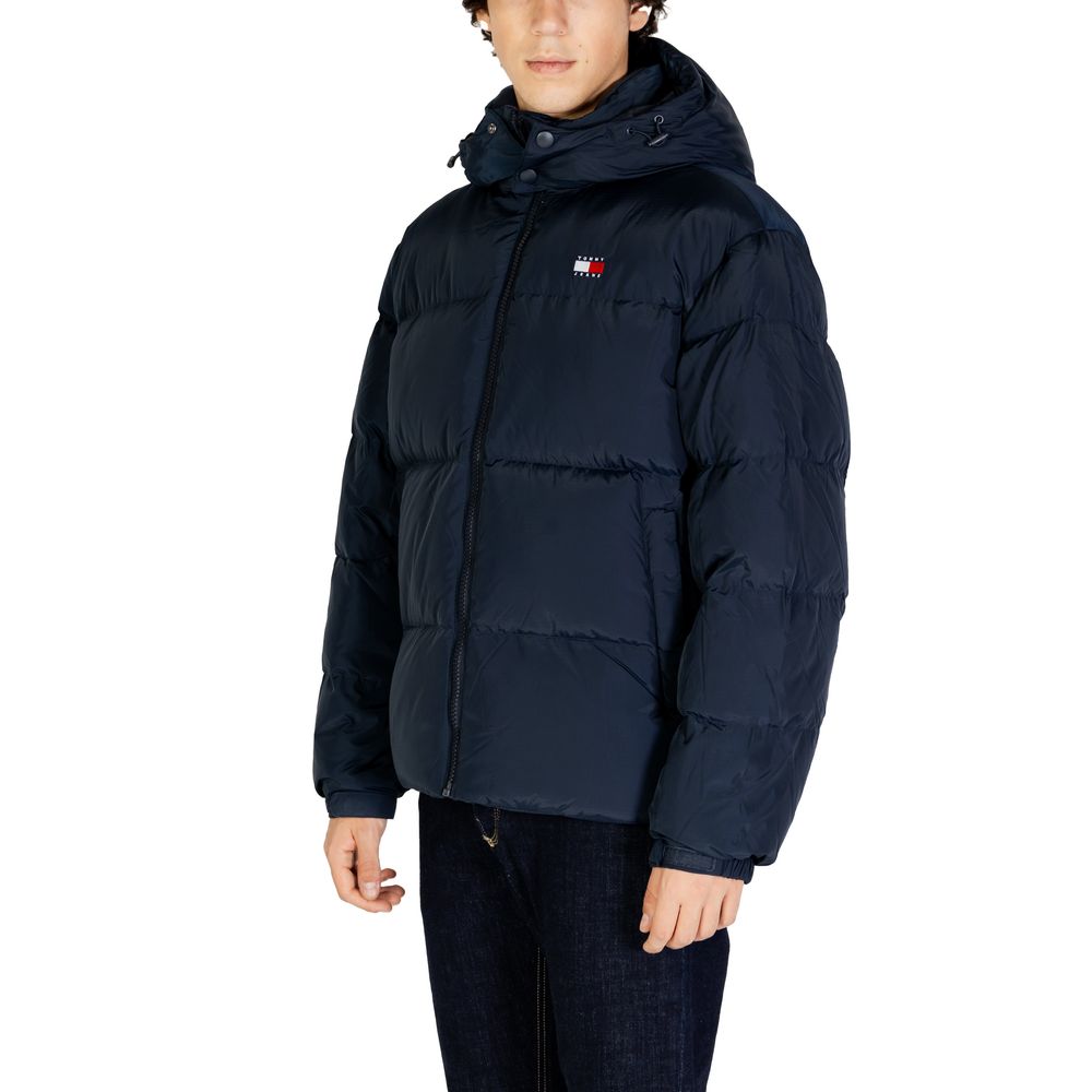 Chaqueta de poliéster azul