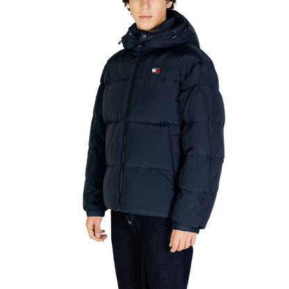 Chaqueta de poliéster azul