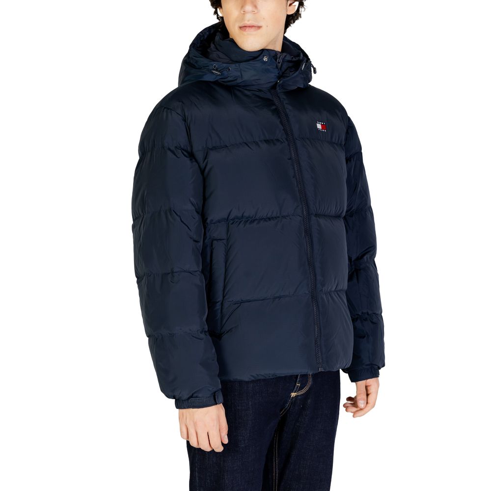 Chaqueta de poliéster azul