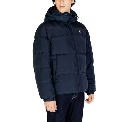 Chaqueta de poliéster azul