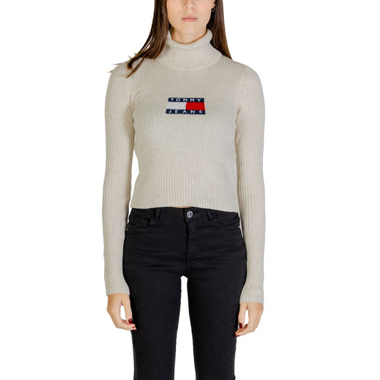 Suéter de poliéster beige