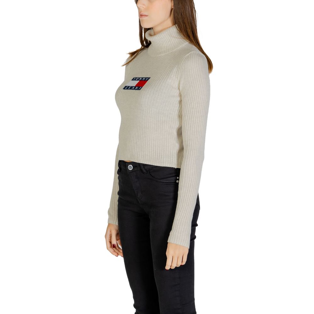 Suéter de poliéster beige