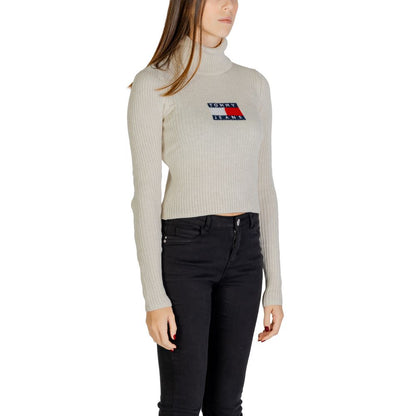 Suéter de poliéster beige