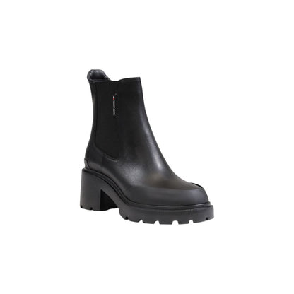 Black Leather Ankle