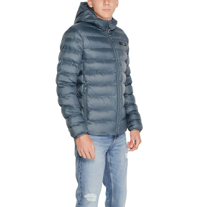 Chaqueta de poliéster negra de poliéster