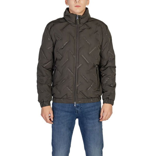 Chaqueta de poliéster verde