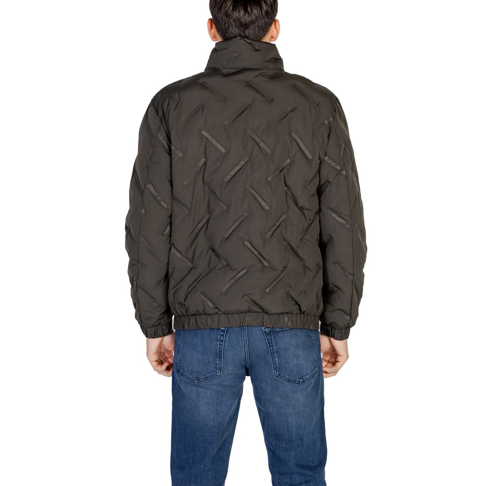 Chaqueta de poliéster verde