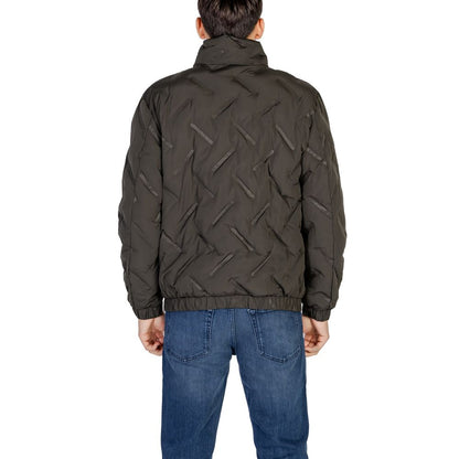 Chaqueta de poliéster verde