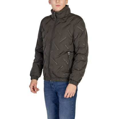 Chaqueta de poliéster verde