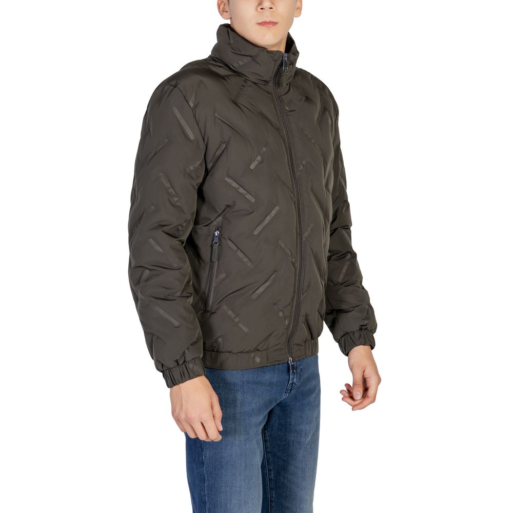 Chaqueta de poliéster verde