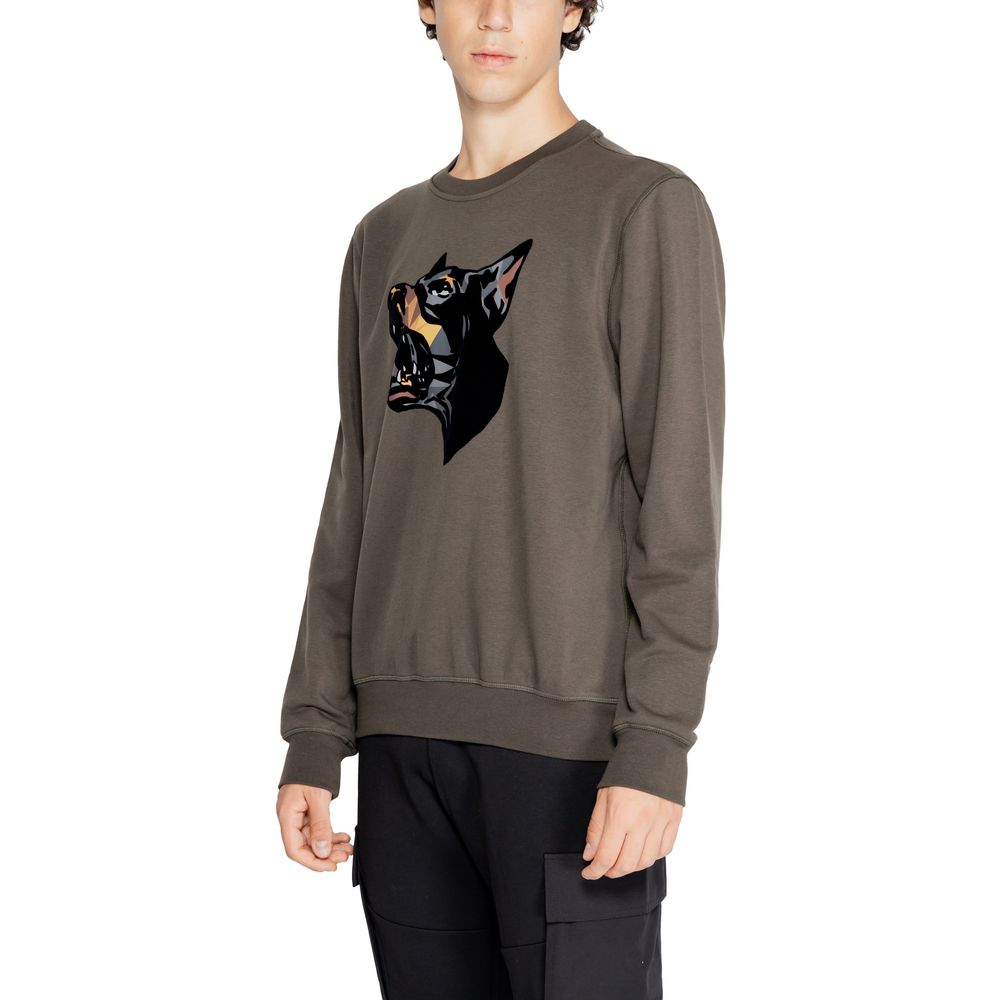 Green Cotton Sweatshirt