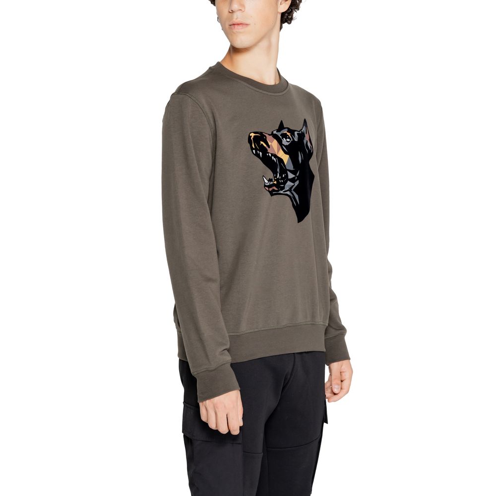 Green Cotton Sweatshirt