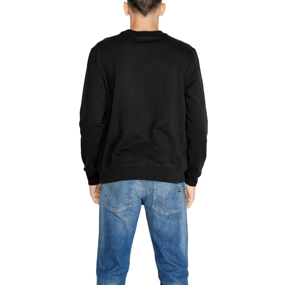 Black Cotton Sweatshirt