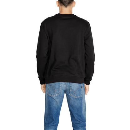 Black Cotton Sweatshirt