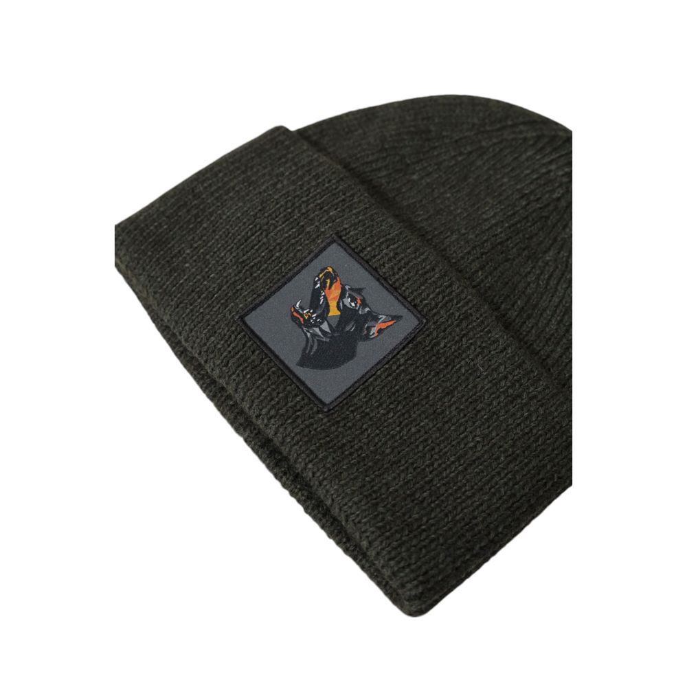 Sombreros y gorras de lana verde