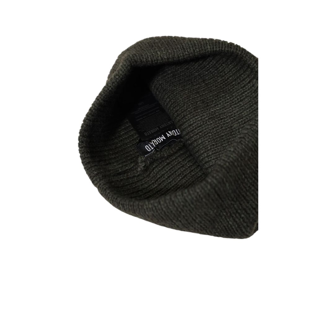 Sombreros y gorras de lana verde