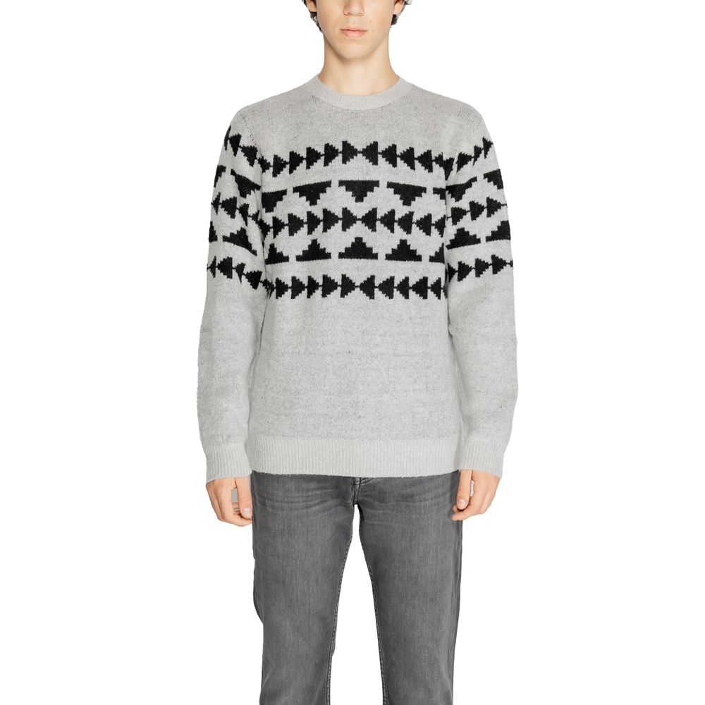 Gray Marabou Sweater