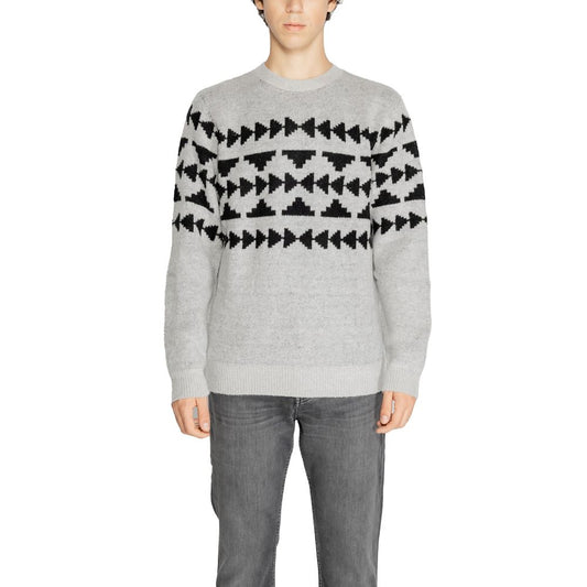 Gray Marabou Sweater