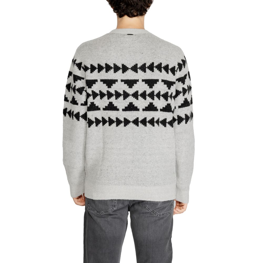 Gray Marabou Sweater