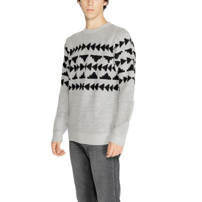 Gray Marabou Sweater