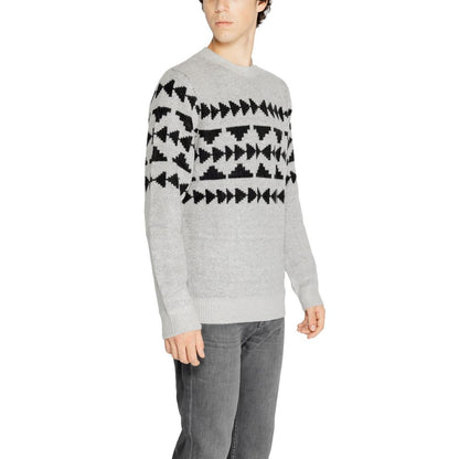 Gray Marabou Sweater