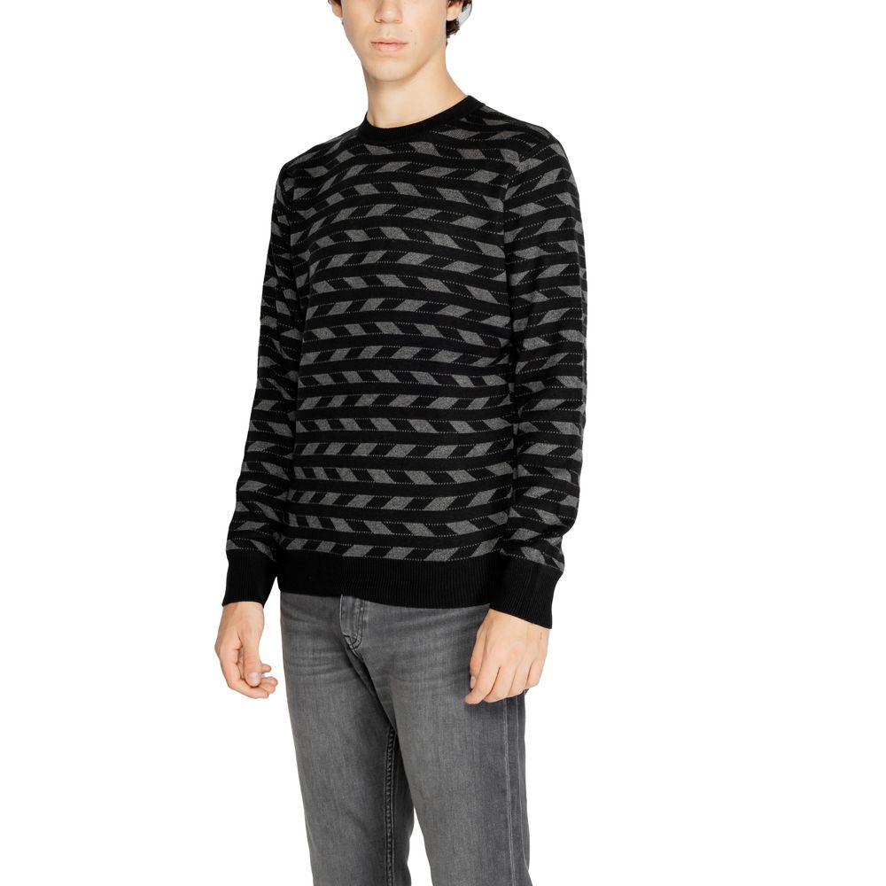 Black Marabou Sweater