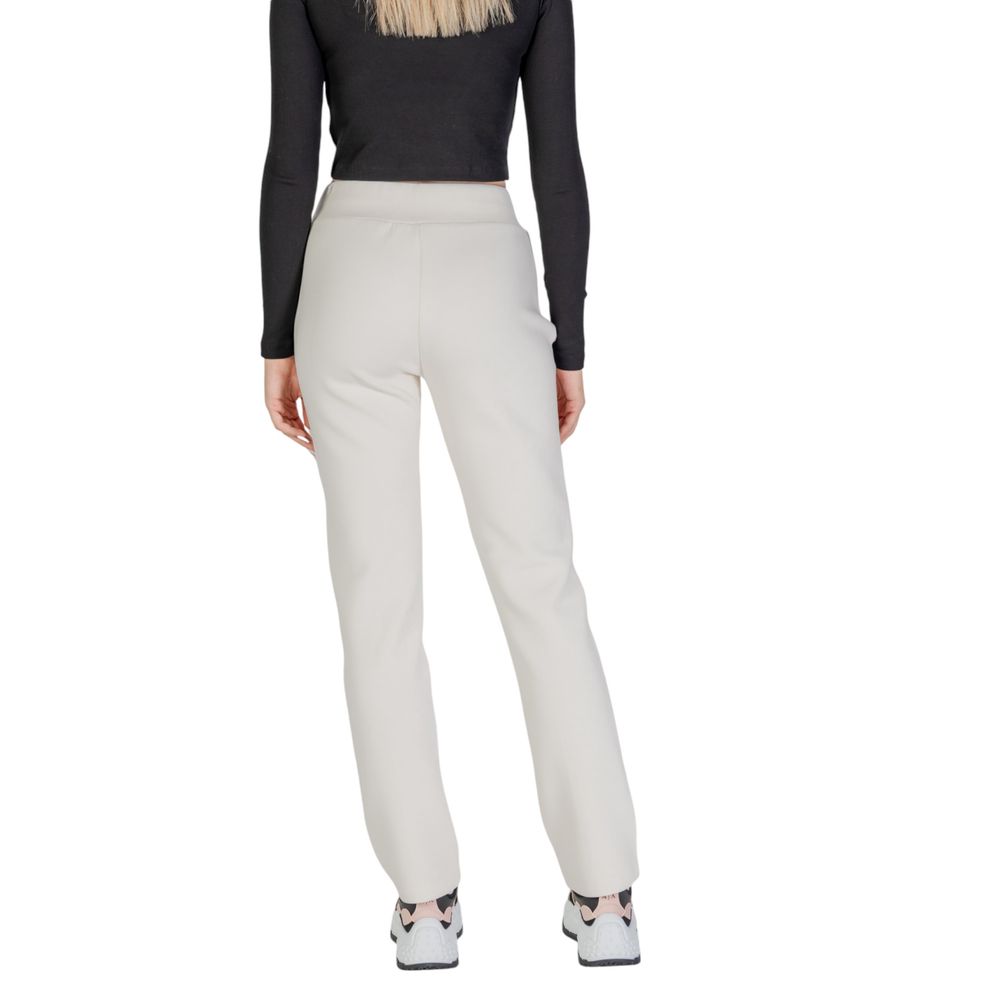 Cream Cotton Joggers Workout Pant