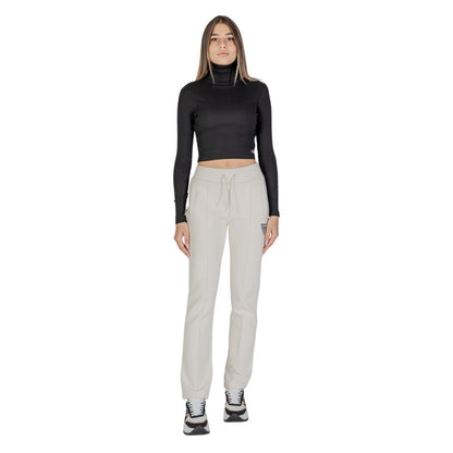 Cream Cotton Joggers Workout Pant
