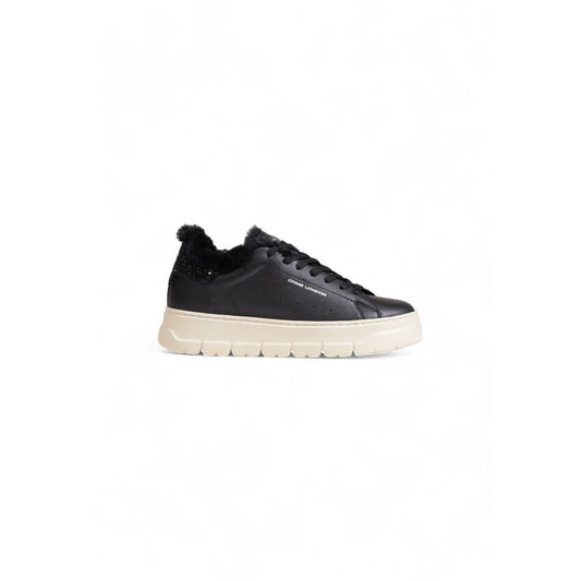 Zapatillas de cuero negras