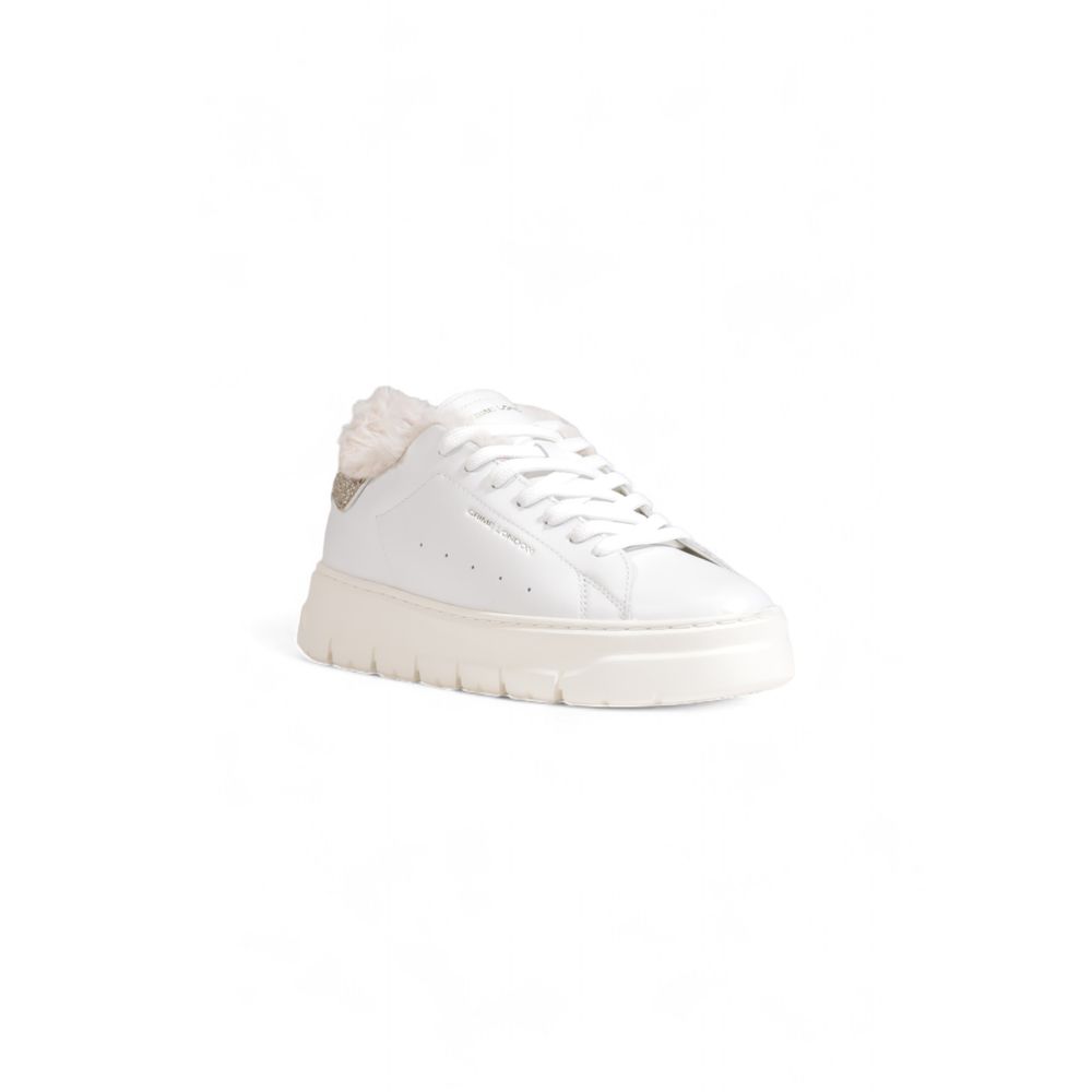 Zapatillas de piel blanca