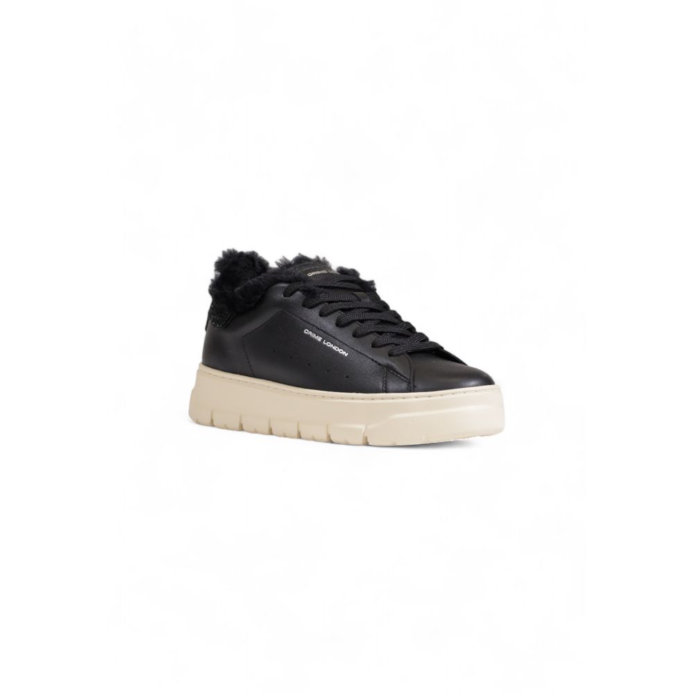 Zapatillas de cuero negras