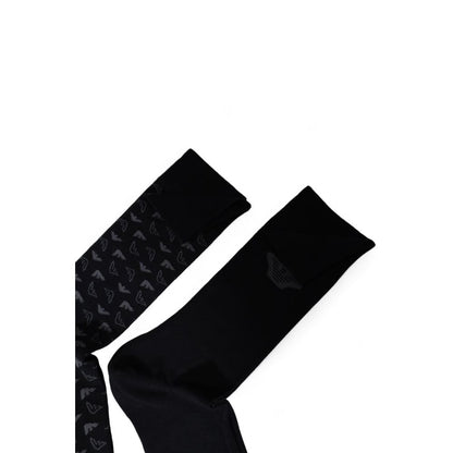 Calcetín de algodón negro
