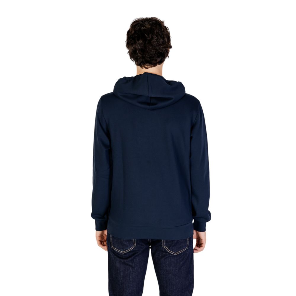 Blue Polyester Hoody
