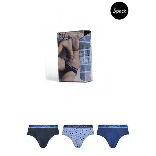 Ropa interior de algodón azul