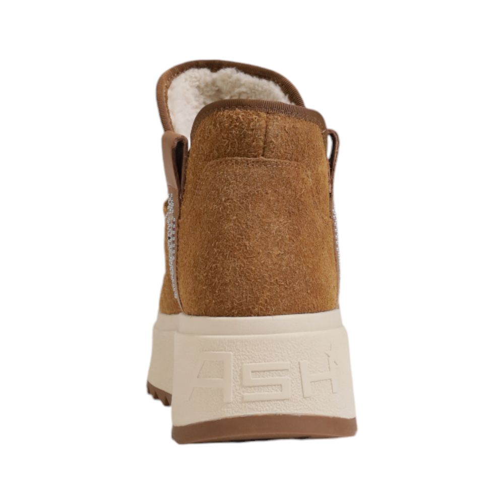 Brown Suede Leather Ankle