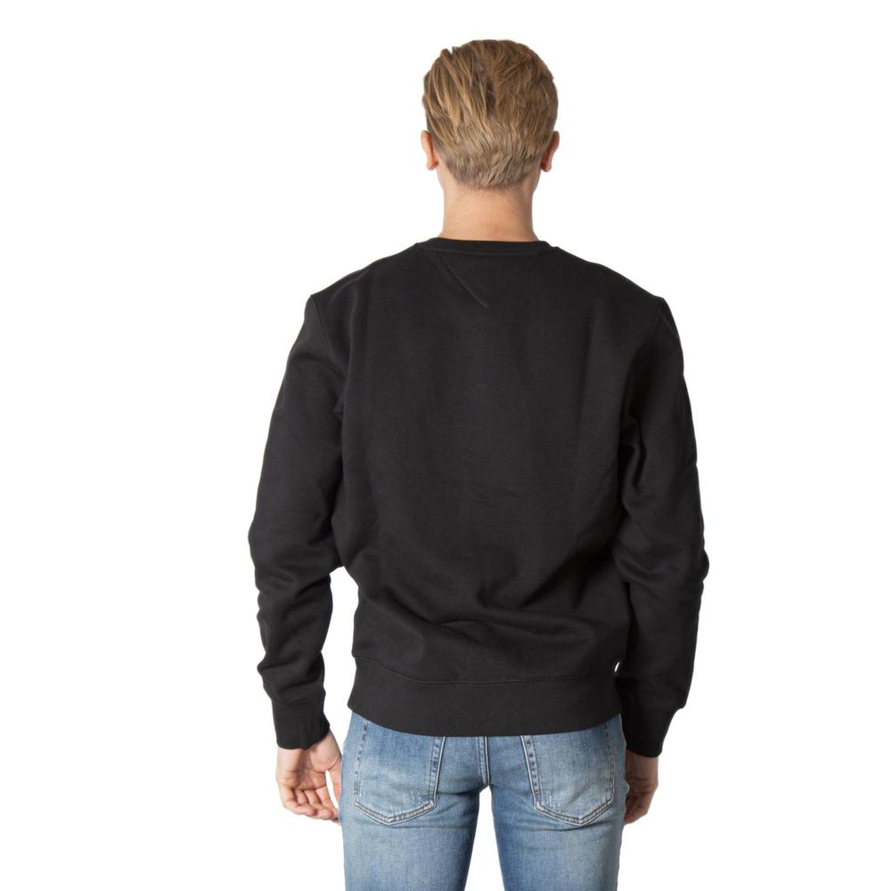 Black Cotton Sweatshirt