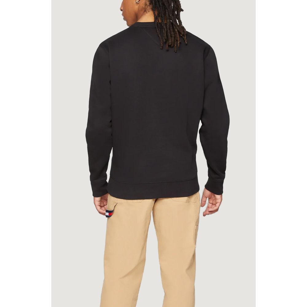 Black Cotton Sweatshirt