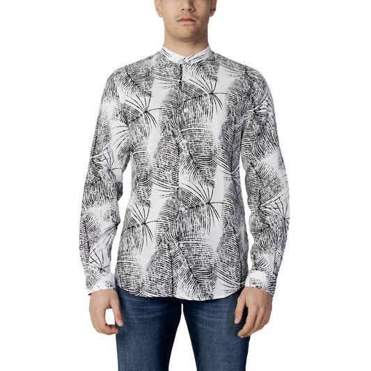 Camisa de lino negra