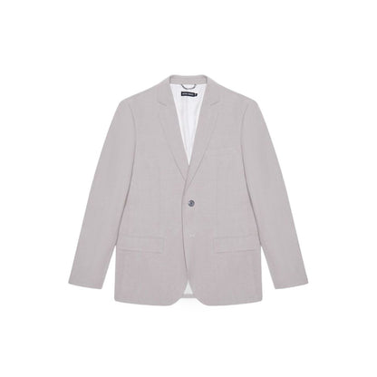 Traje de tencel gris