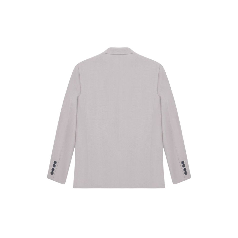 Traje de tencel gris